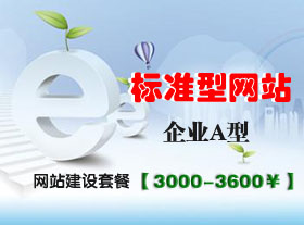 標(biāo)準(zhǔn)（A）型企業(yè)網(wǎng)站制作經(jīng)典套餐